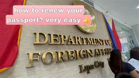 dfa lipa online appointment